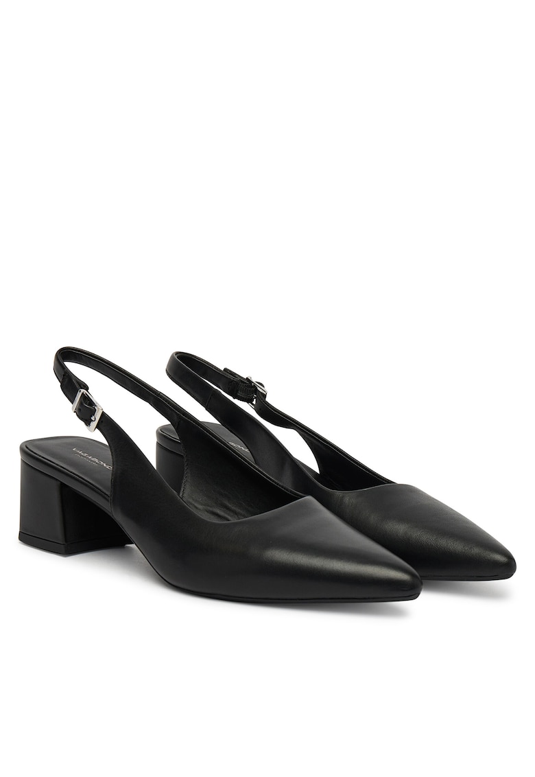 Pantofi dama - piele naturala - negru -