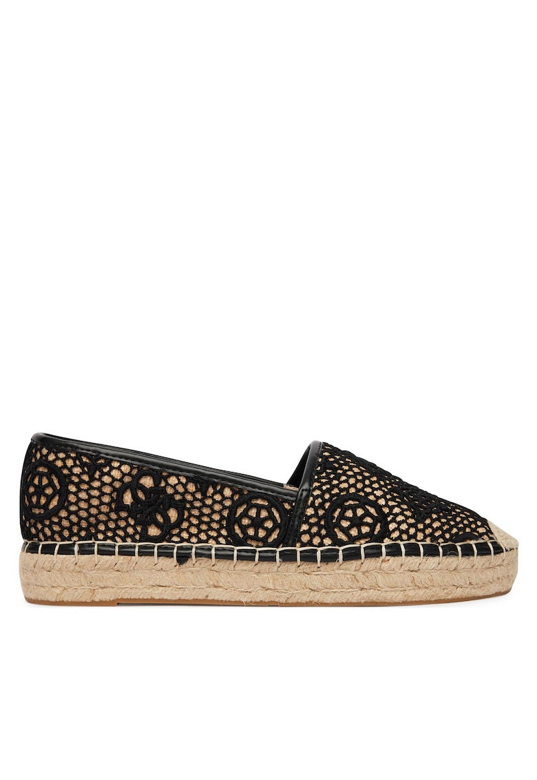 Espadrile dama - material sintetic - negru -