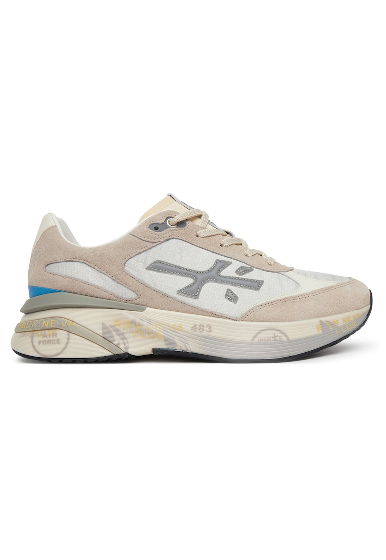 Pantofi sport barbati - din piele naturala - multicolor