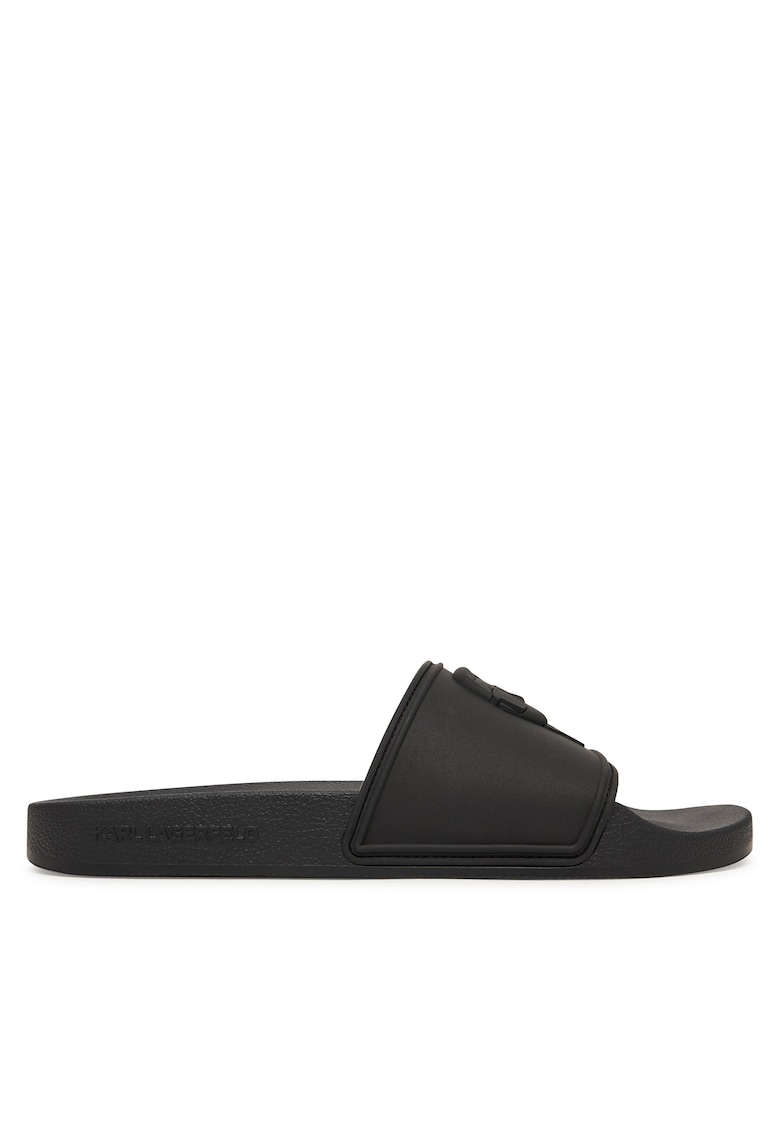 Slapi barbat - negru - material sintetic