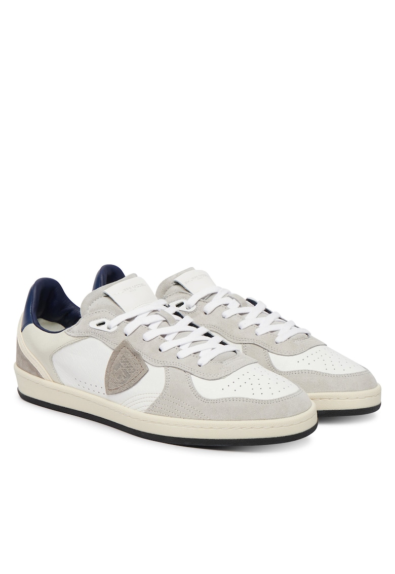 Tenisi barbati piele naturala - multicolor