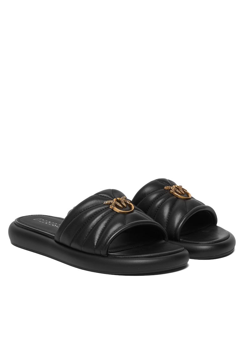 dama - piele naturala - negru - Negru