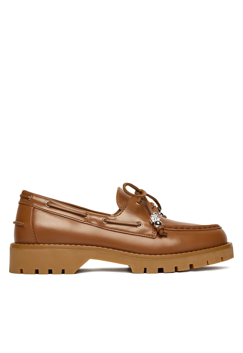 Mocasini dama - de piele naturala - culoare maro