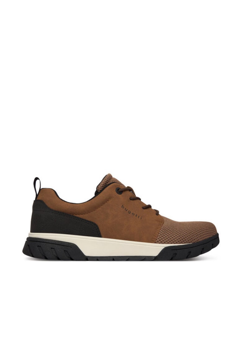Pantofi barbati - material textil - maro