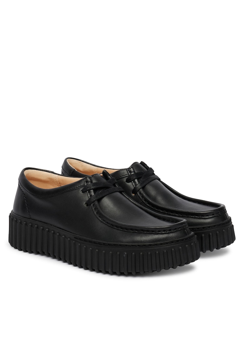 Pantofi dama 26186665 - Piele naturala - Negru -