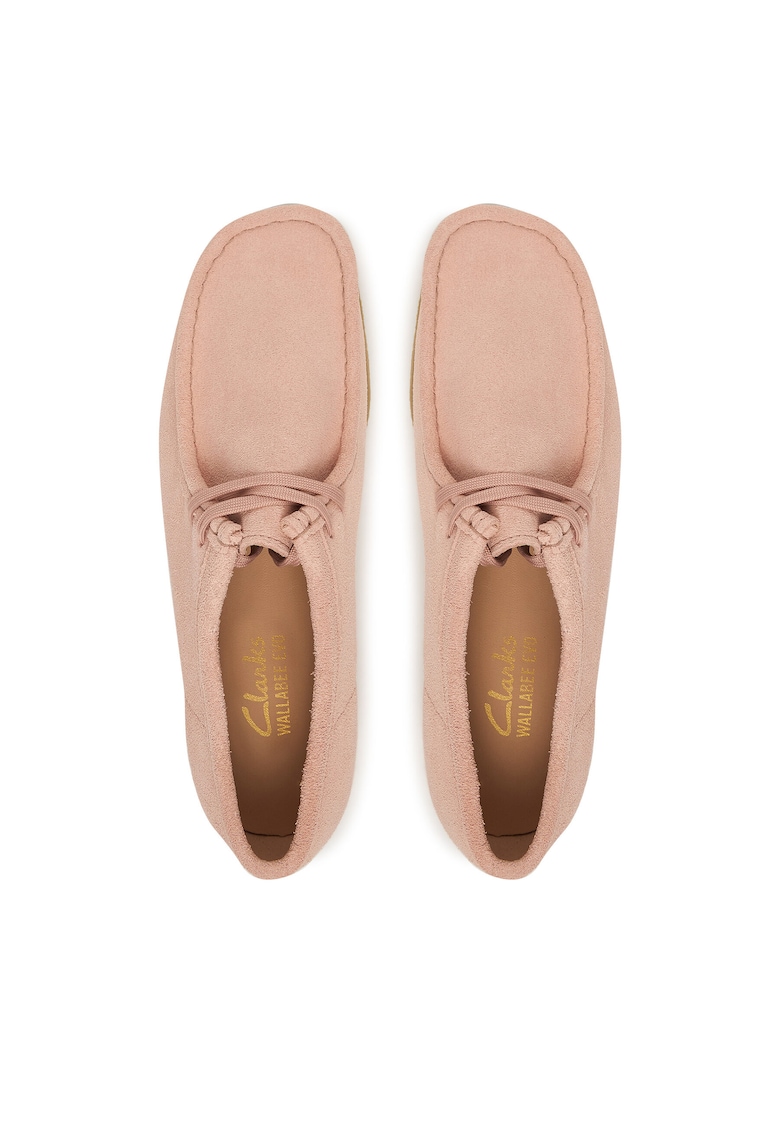 Mocasini dama - piele naturala - roz -