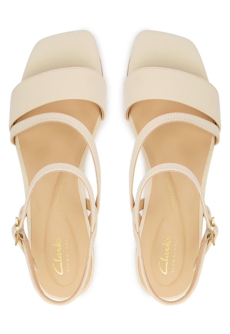 Sandale dama - piele naturala - bej -