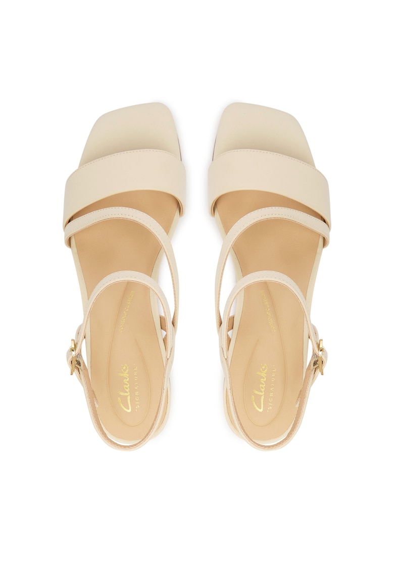 Sandale dama - piele naturala - bej -