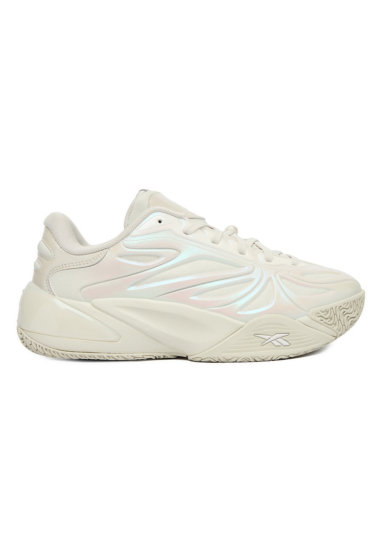 Pantofi sport dama - alb - material sintetic - talpa groasa -