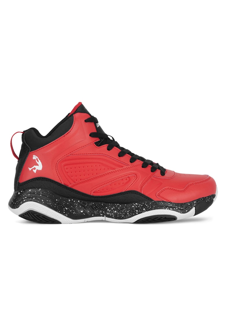 Pantofi sport barbati - baschet - negru - tesatura -