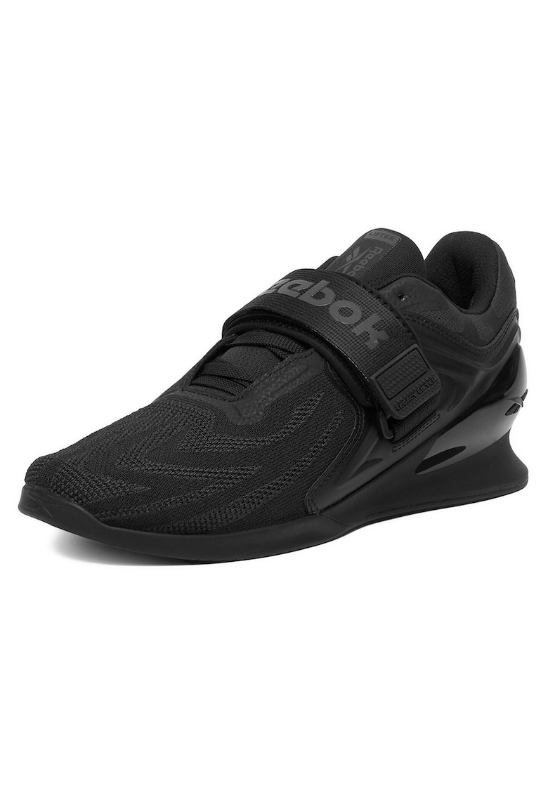 Pantofi sport barbati - negru - material sintetic - inchidere Velcro