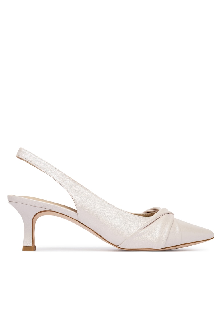 Pantofi dama - clasic - bej - piele naturala - Bej