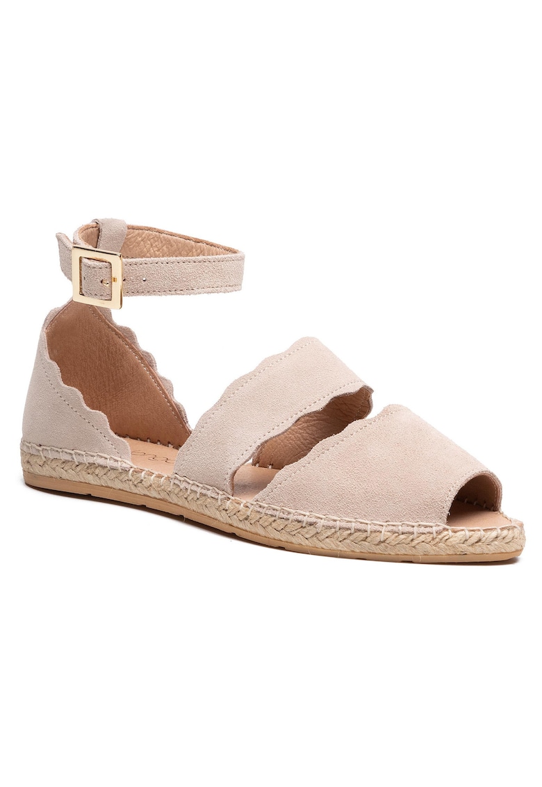 Espadrile dama - piele naturala - bej -