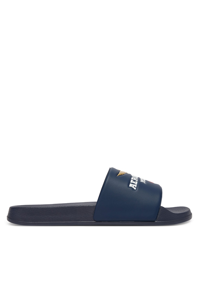Slapi barbati - albastru - material plastic -