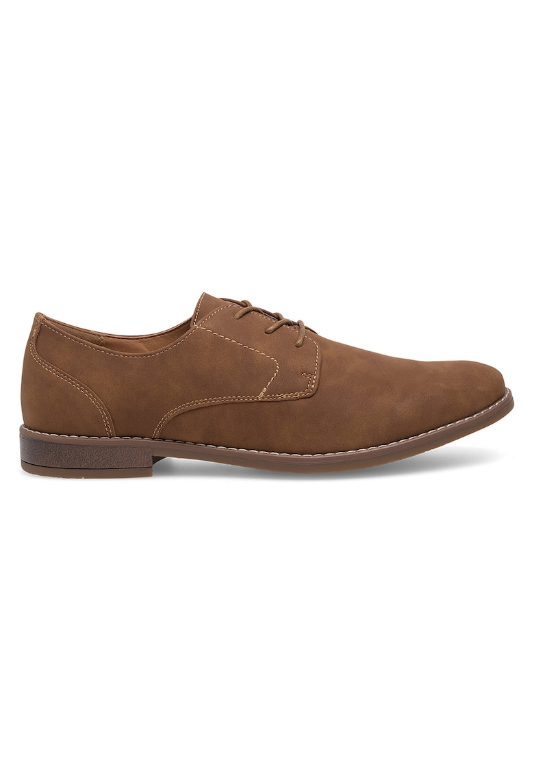 Pantofi barbat - elegant - camel - sintetic