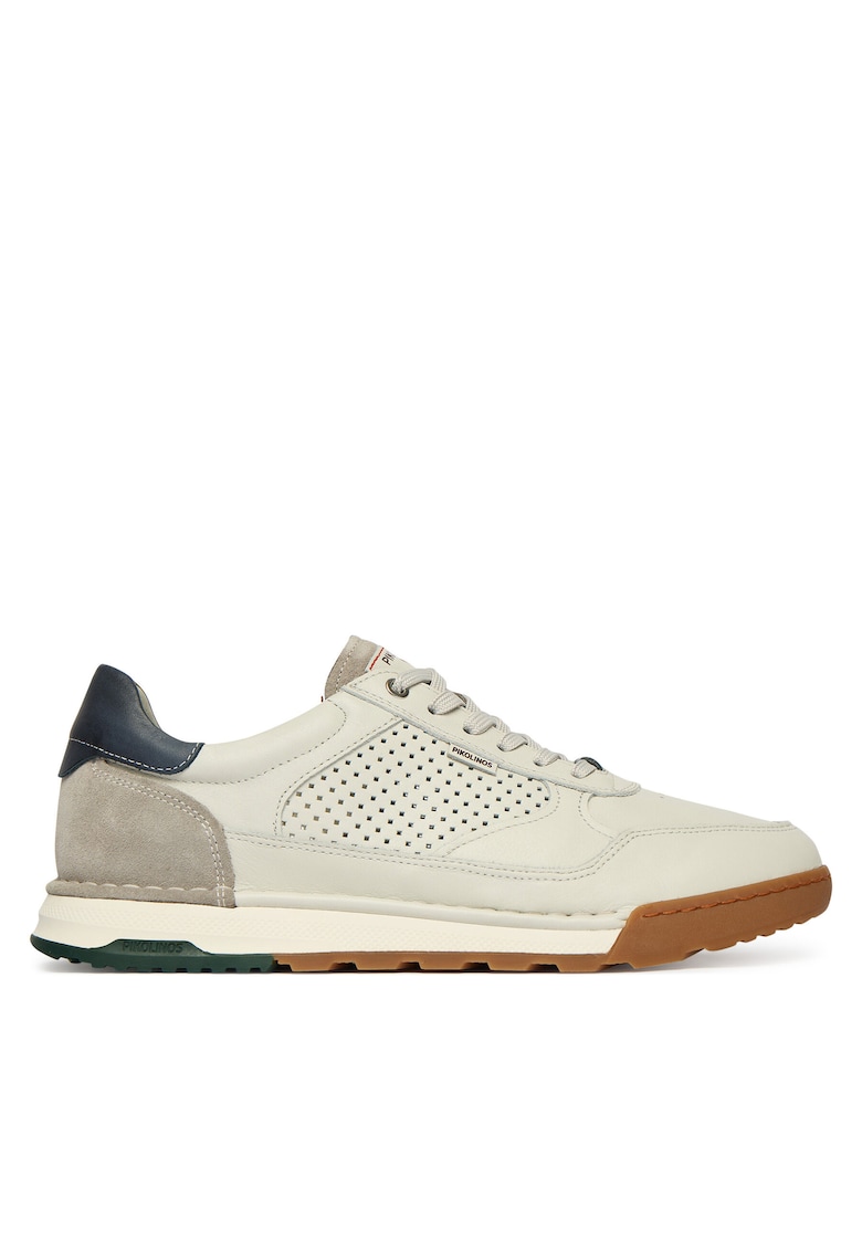 Pantofi barbati - piele naturala - alb