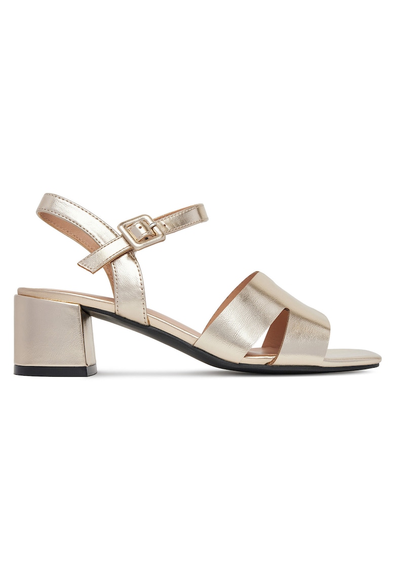 Sandale dama - piele ecologica - auriu -