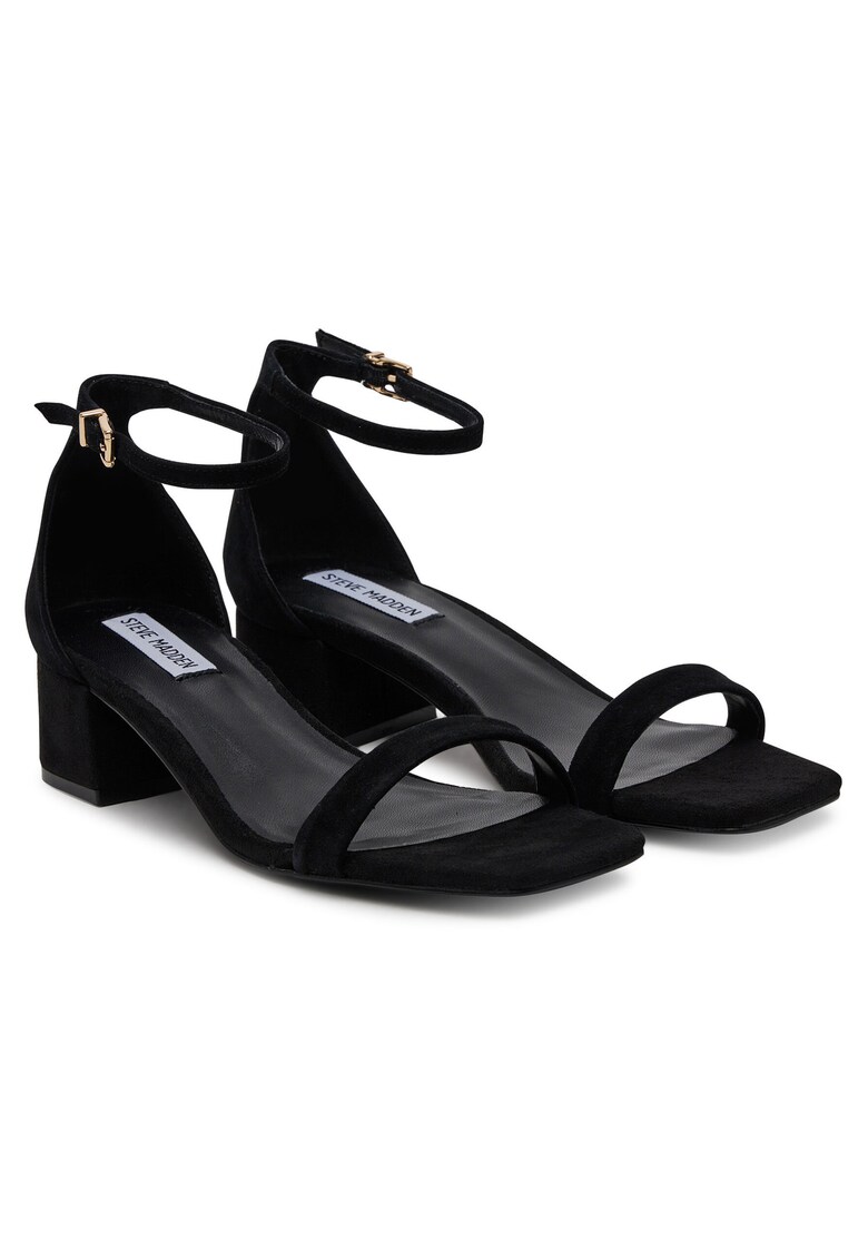 Sandale dama - piele naturala - toc clasic - negru -
