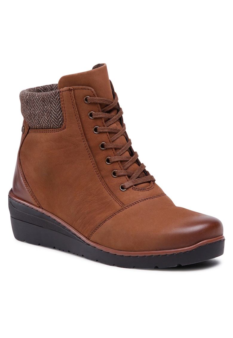 Pantofi dama - piele ecologica - maro -