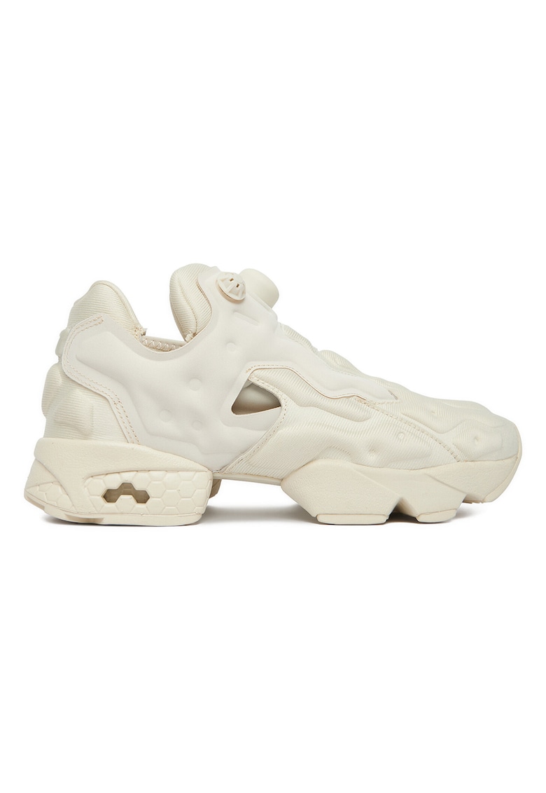 Pantofi sport dama - material textil - bej - platforma - respirabili