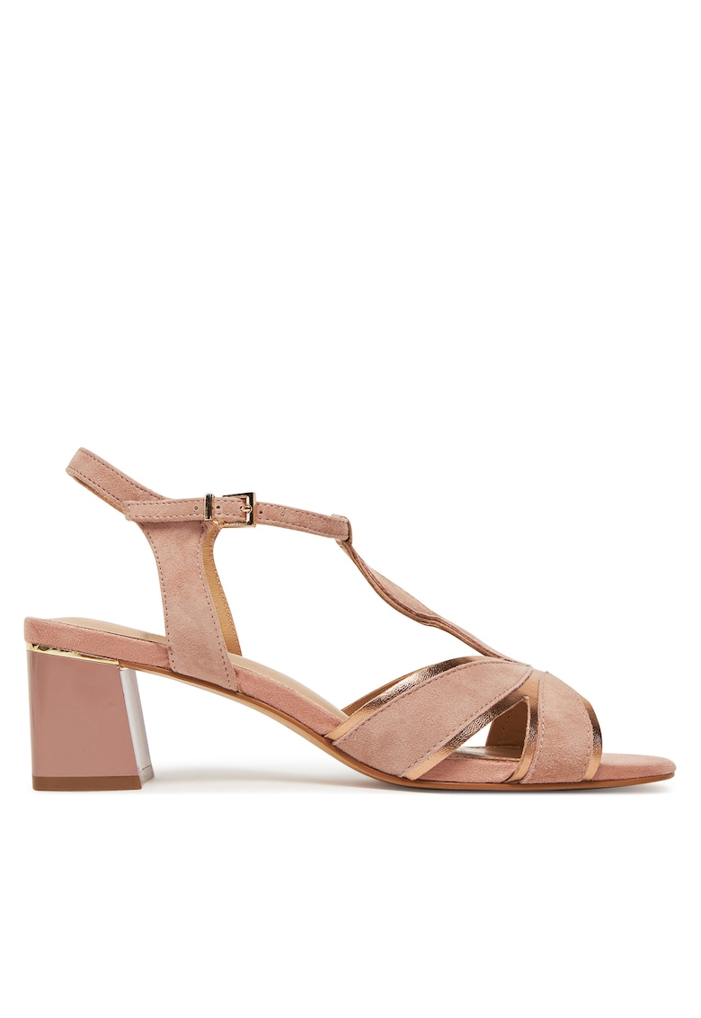 Sandale dama - piele naturala - roz - Roz