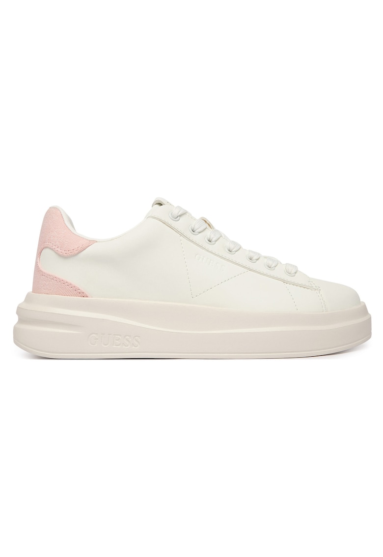 Tenisi dama - FLJE14LEA12 - piele naturala - alb -