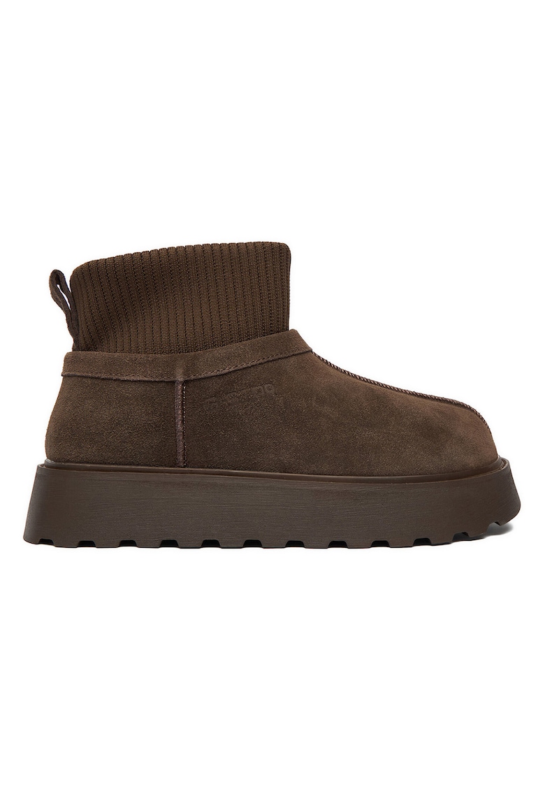Cizme de zapada dama - G-Star Raw - piele intoarsa - maro - interior captusit -