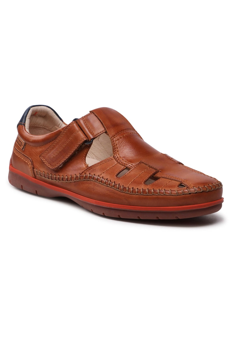 Sandale barbat - piele naturala - maro -