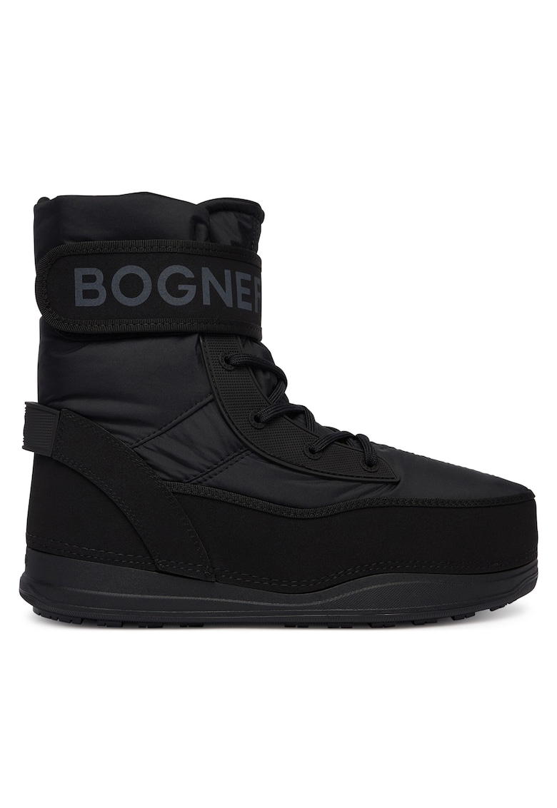 Ghete barbati - piele ecologica - negru - set de iarna -