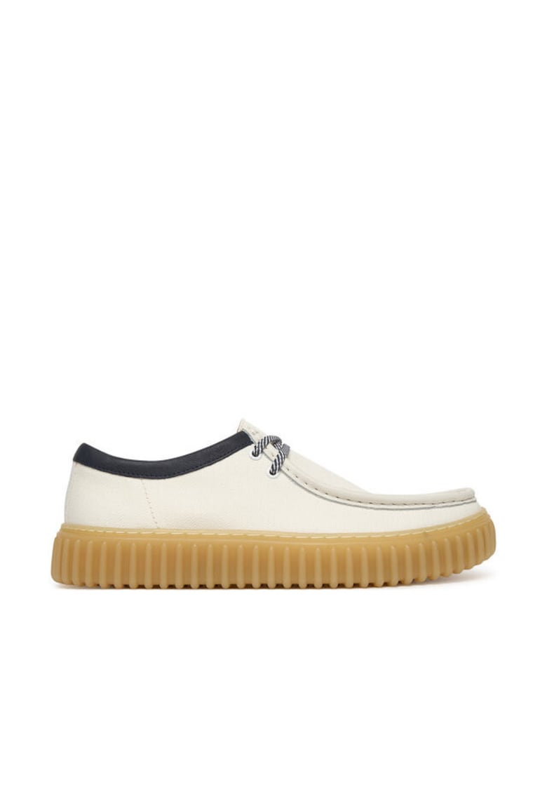 Pantofi barbati - piele naturala - alb -