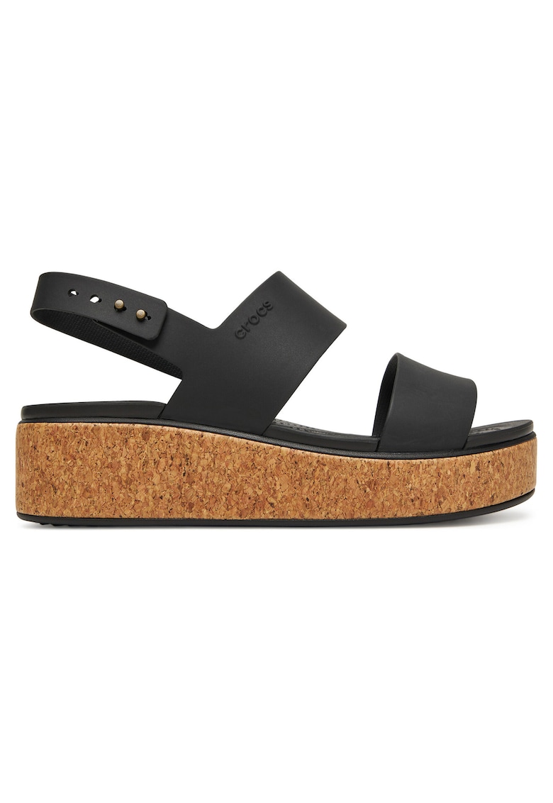 Sandale dama - plastic - negru -
