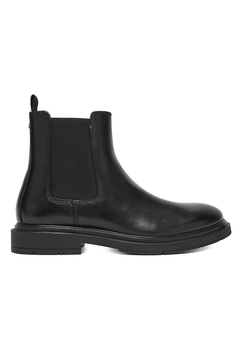 Ghete barbati - piele naturala - negru