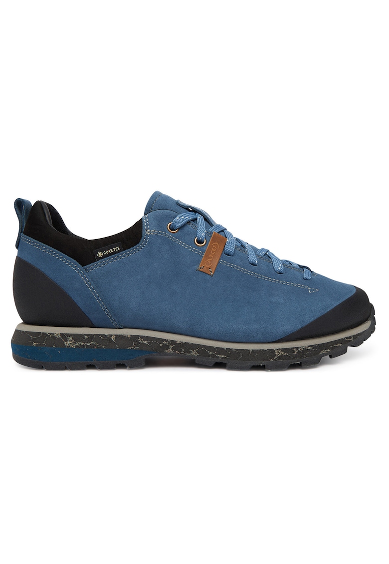 Pantofi trekking barbati piele naturala - impermeabil - Albastru