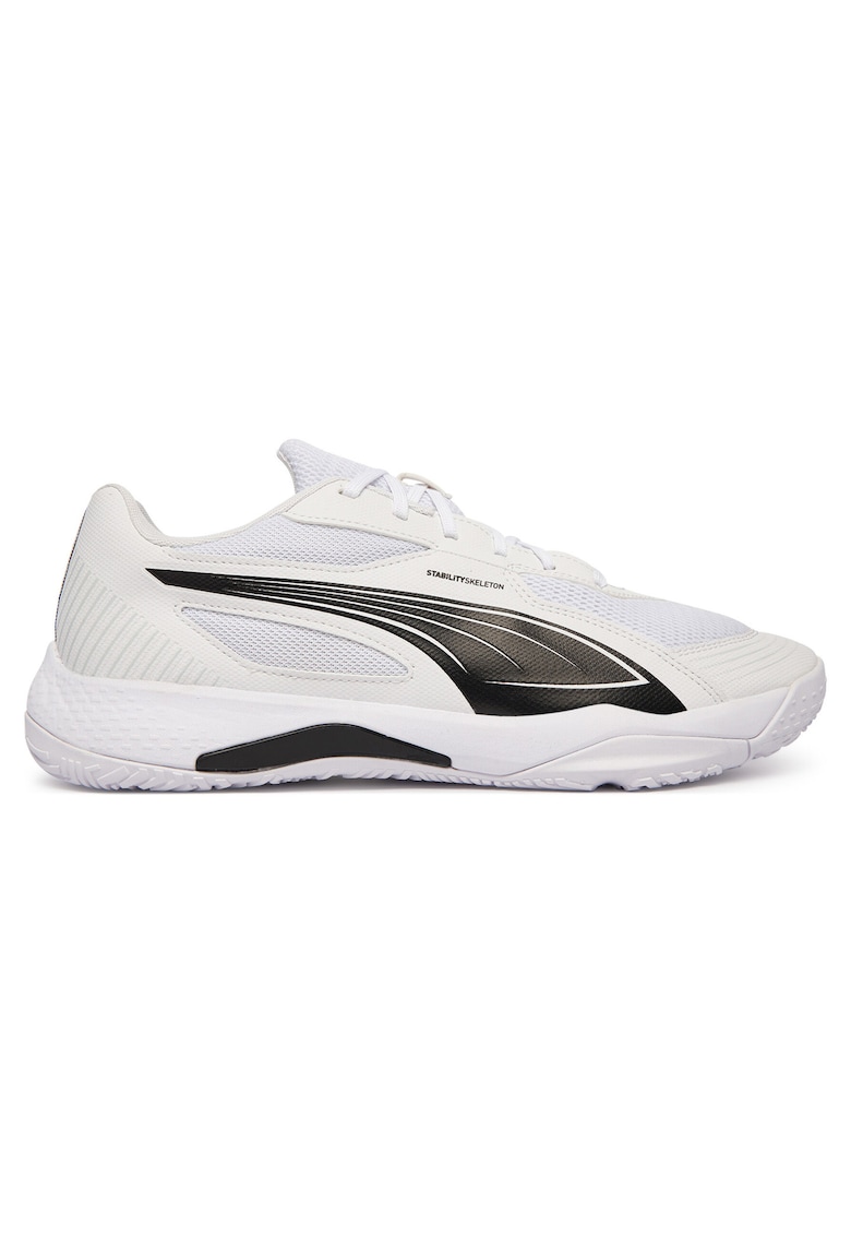 Pantofi sport barbati 107850 - piele ecologica - alb - textil