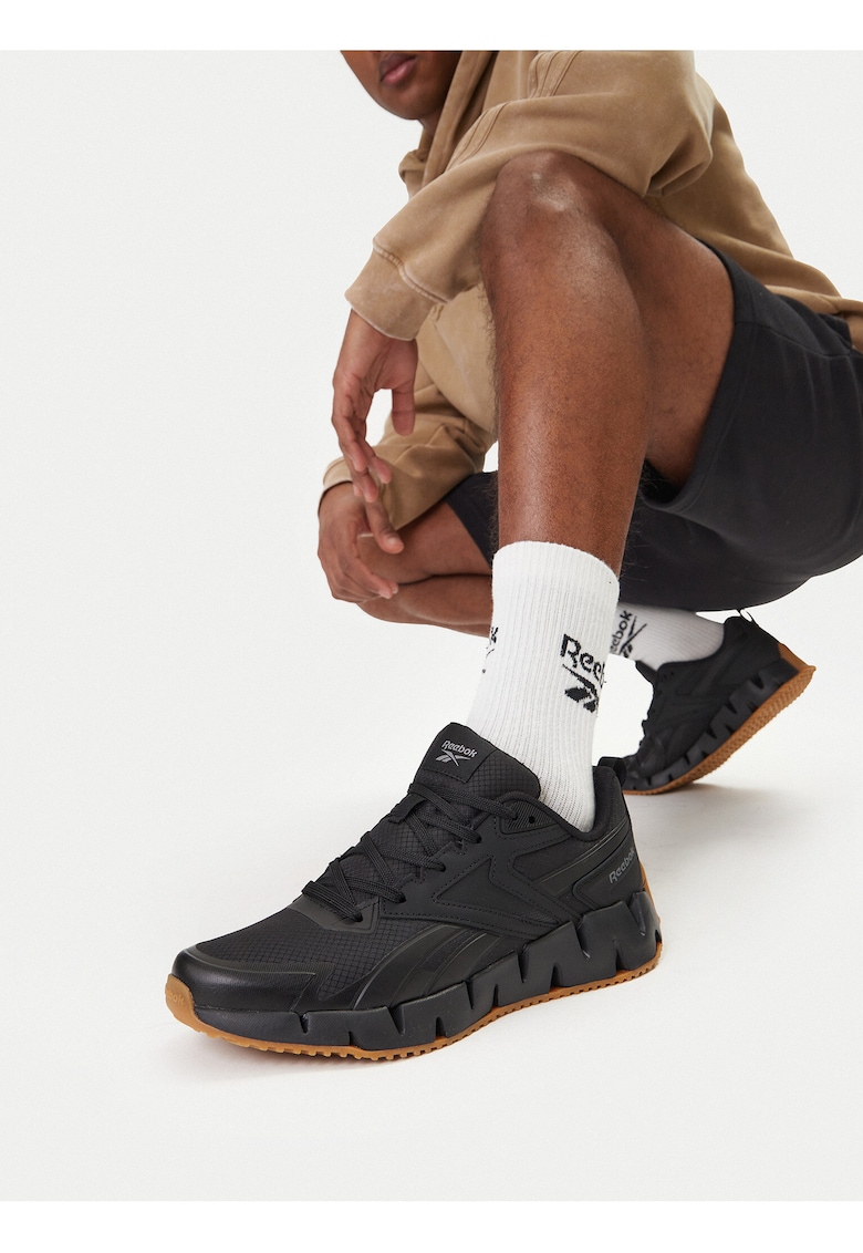 Tenisi barbati - piele - negru - confortabil
