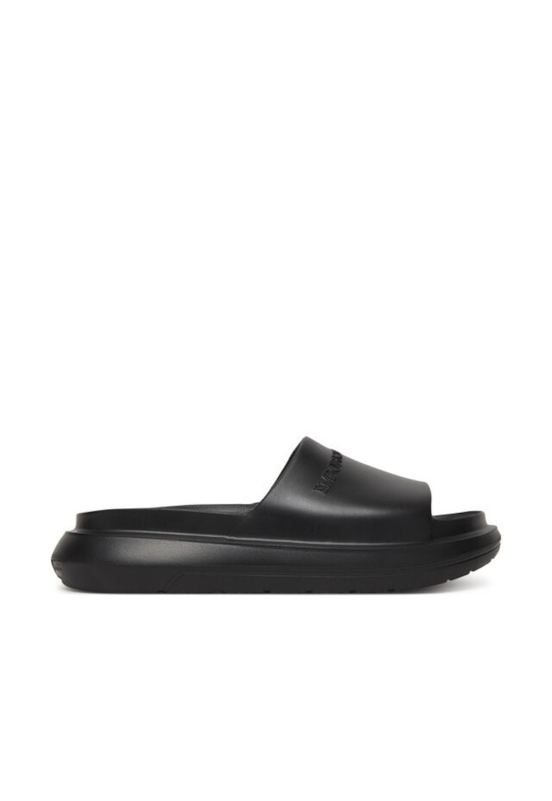Slapi barbat - plastic - negru