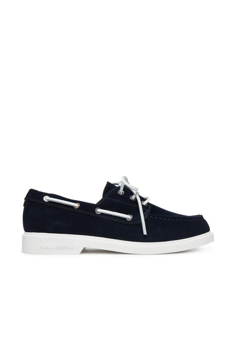 Pantofi barbati - piele naturala - albastru