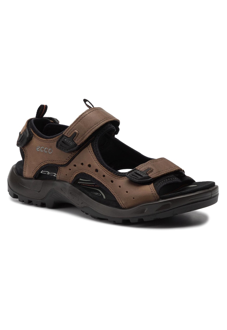 Sandale piele naturala - maro -