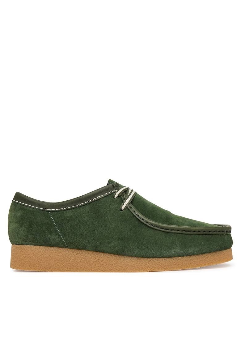 Pantofi barbati - piele naturala - verde