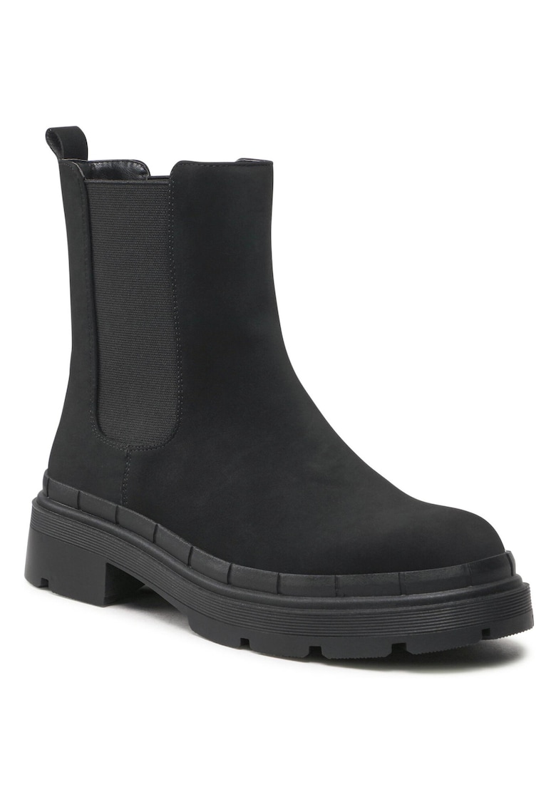 Botine dama - piele ecologica - negru - 41 EU -