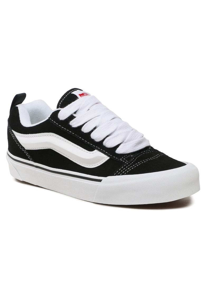 Pantofi Sport Barbati - KNU SKOOL - Piele naturala - Negru - Alb/Negru