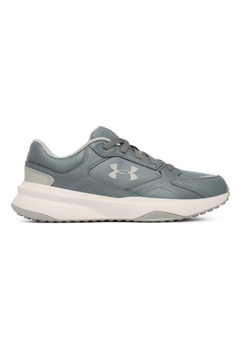 Pantofi sport barbati - gri - piele naturala si textil