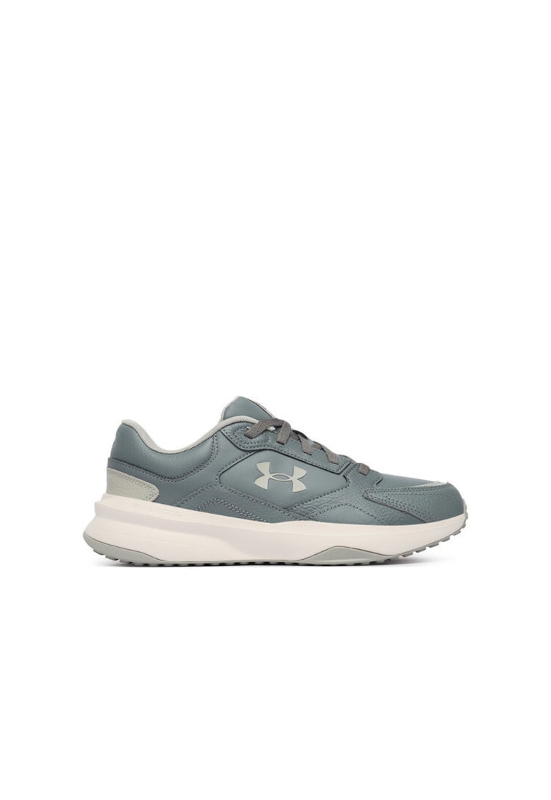 Pantofi sport barbati - gri - piele naturala si textil