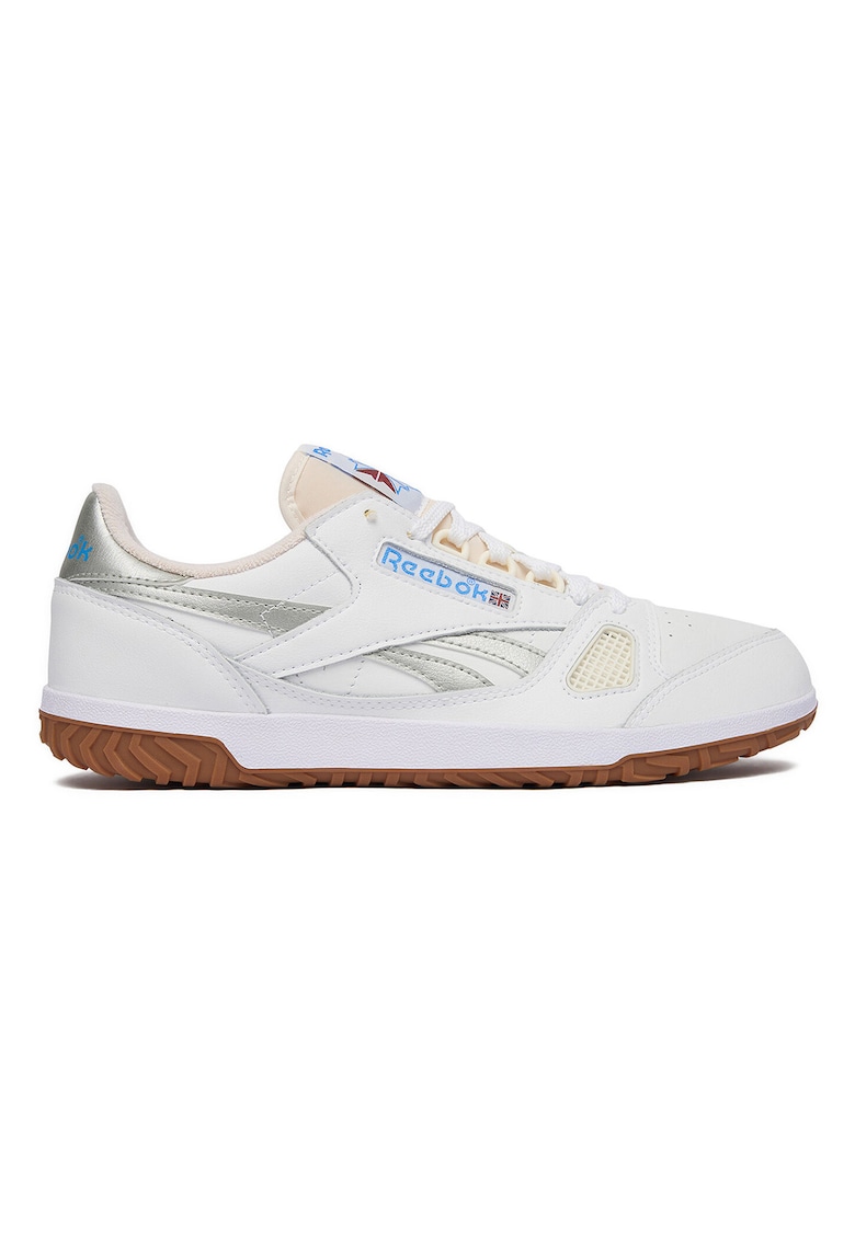 Pantofi sport barbati - textil/piele - alb - confortabili -