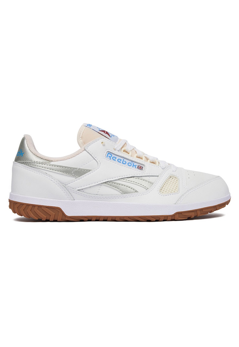 Pantofi sport barbati - textil/piele - alb - confortabili -