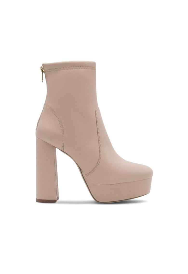Botine piele naturala - bej