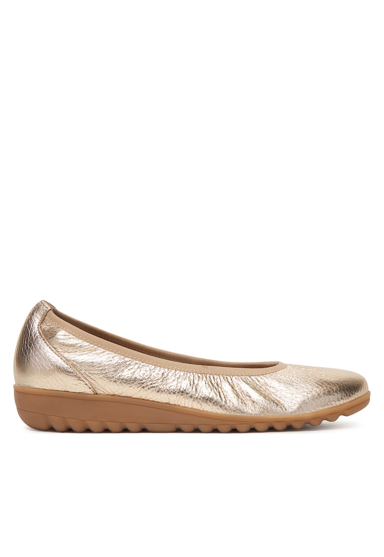 Balerini 9-22161-44 - Piele naturala - Auriu -