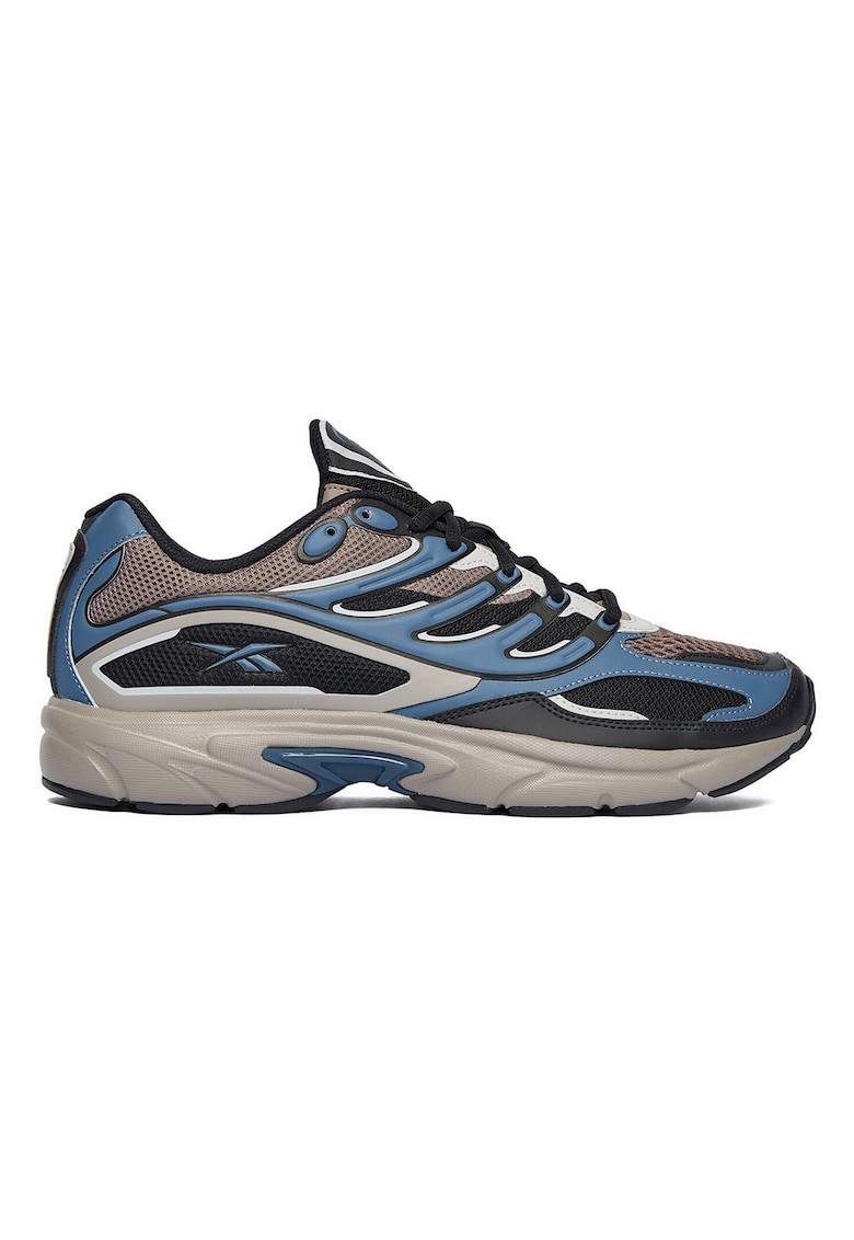 Pantofi sport barbati - talpa groasa - gri/albastru - textil/sintetic -