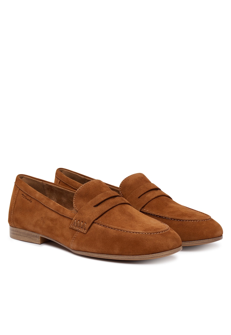 Mocasini dama - piele naturala - maro
