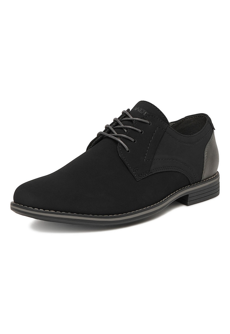 Pantofi barbati - textil - negru -